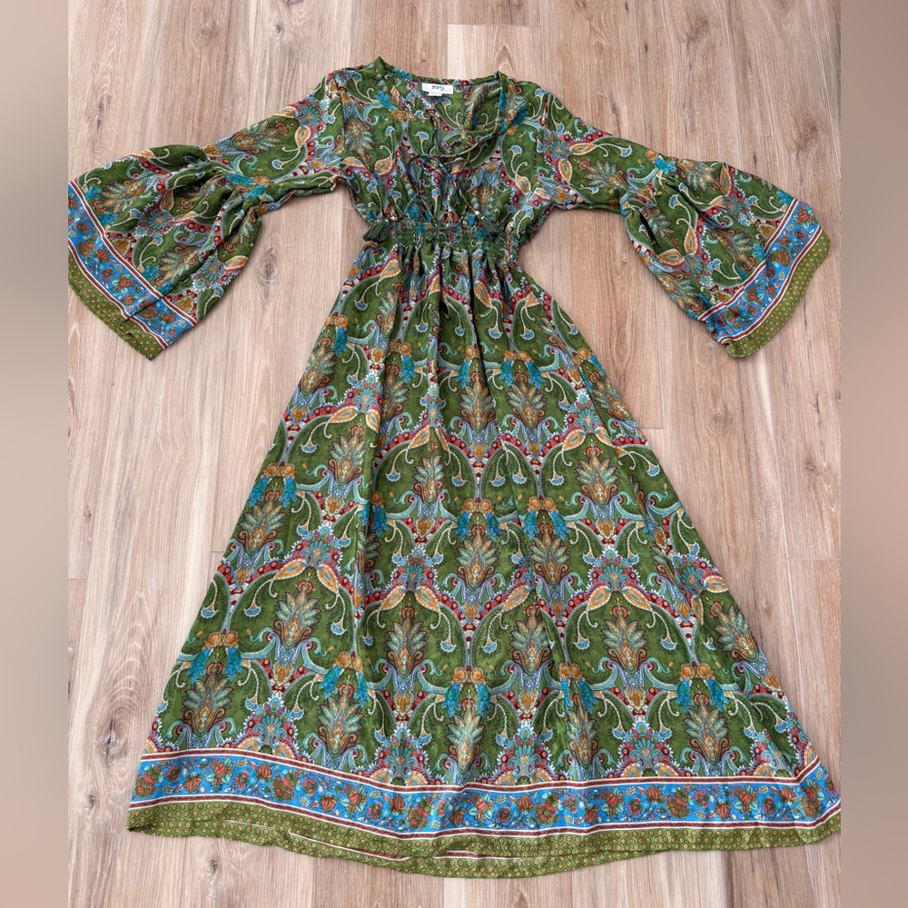 Zury Silk Blend Maxi Dress